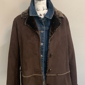 Jones New York Vegan Shearling Jacket